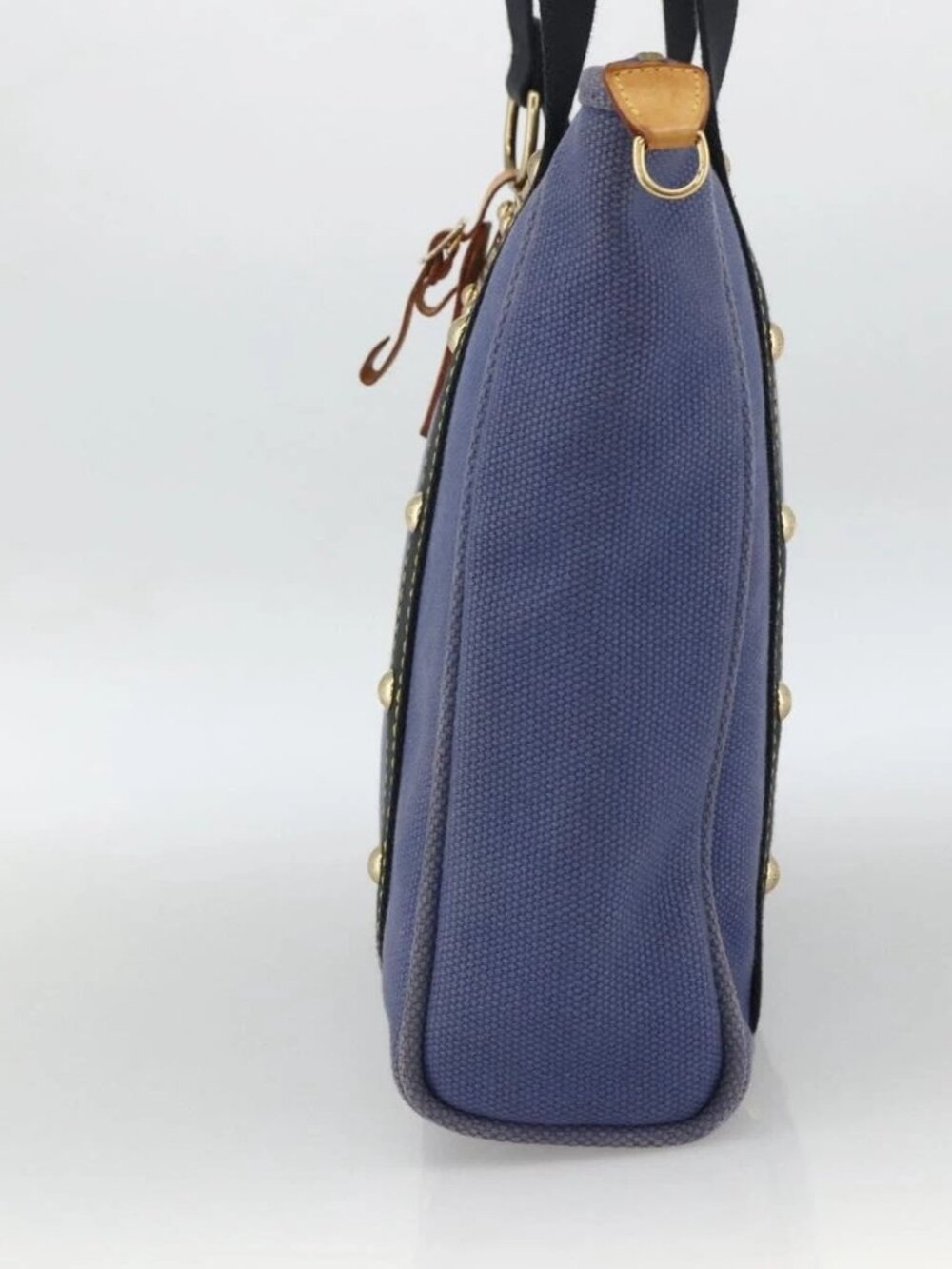 LOUIS VUITTON Antigua Cabas MM Tote Bag Blue M40087 LV Auth ka3019 - Picture 6 of 16